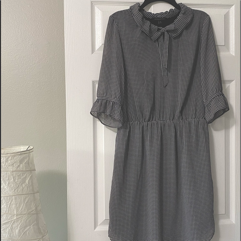Banana Republic Front Tie 3/4 Sleeve Dress Sz M